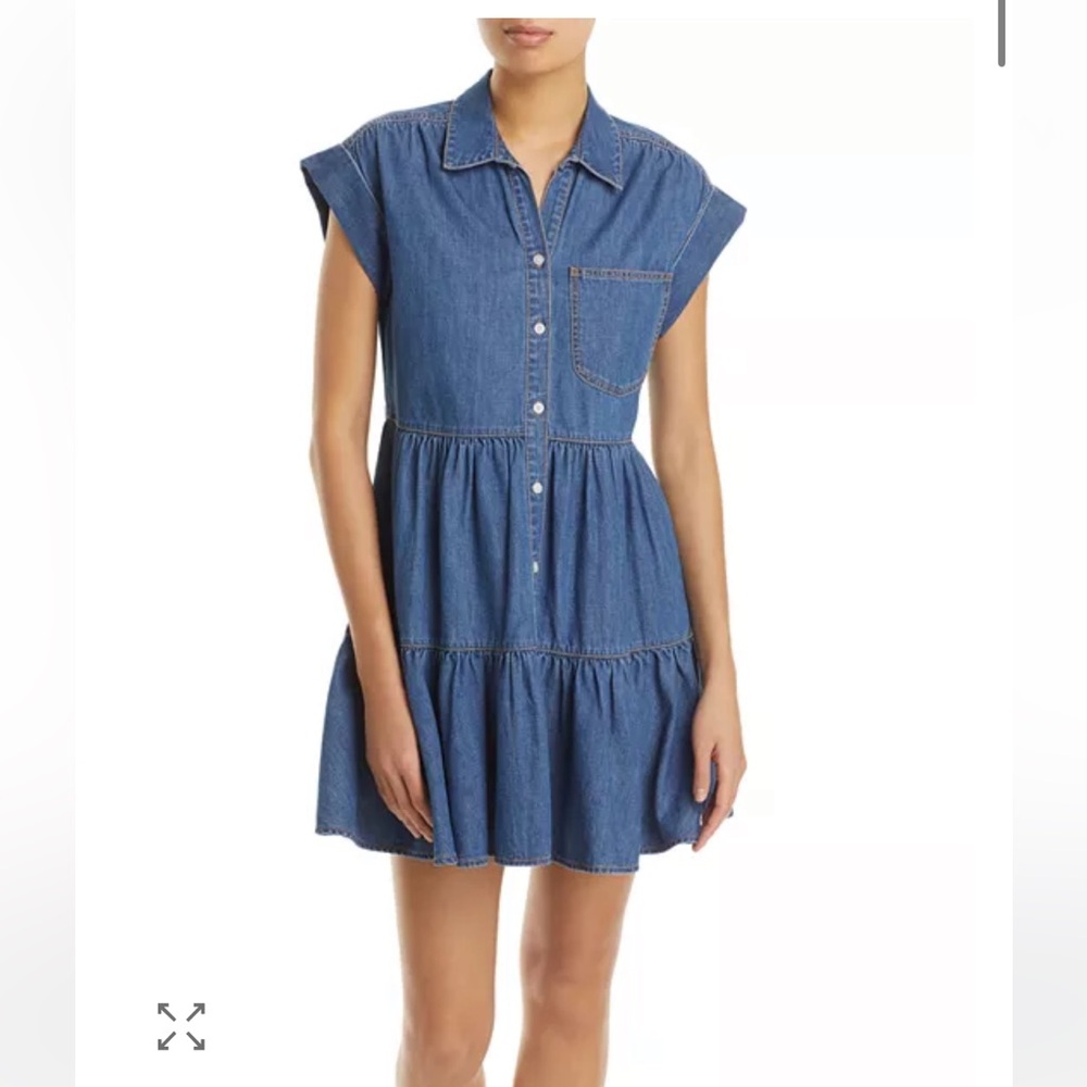Veronica Beard Trisha Denim Mini Dress